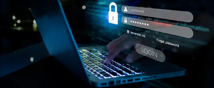 Identity theft on a computer